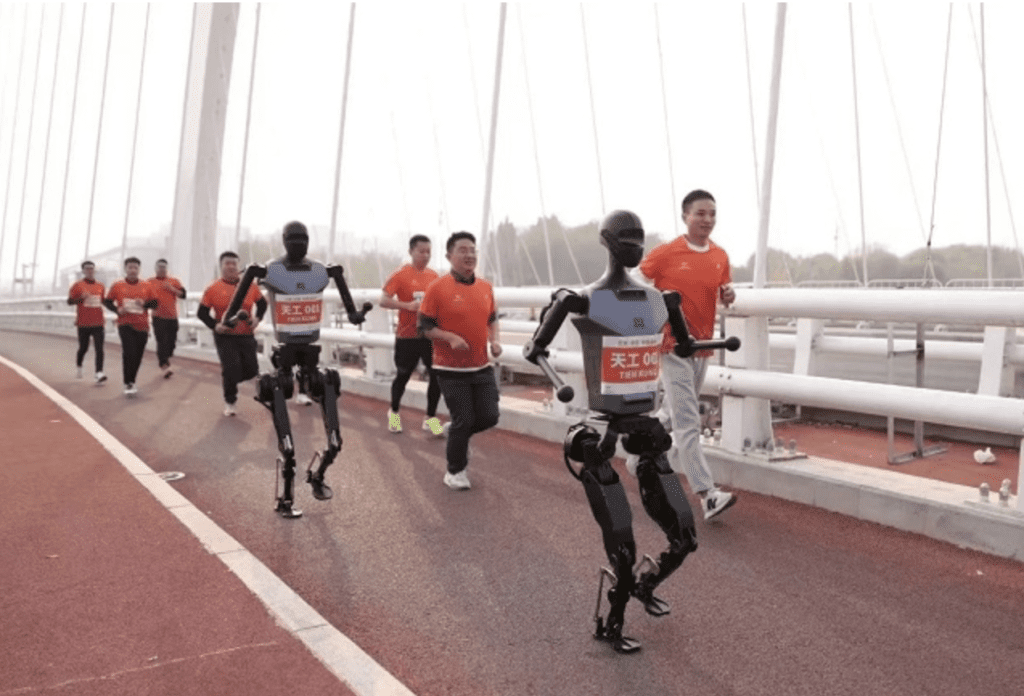 China Hosts Inaugural Marathon Pitting Humans Against Robots