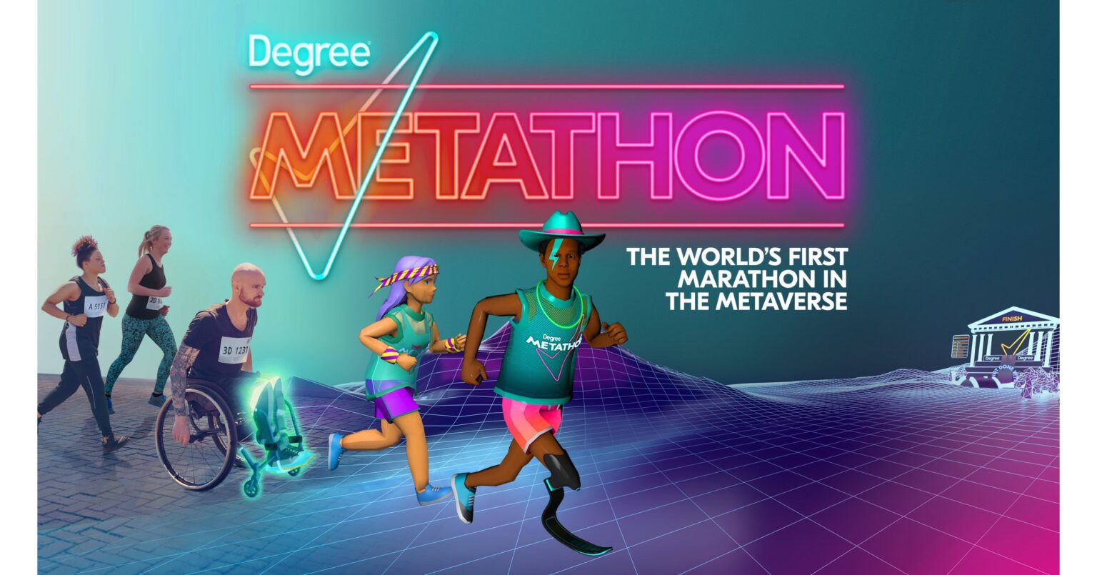 Degree® Deodorant Launches Inaugural Metaverse Marathon To Promote Inclusivity In