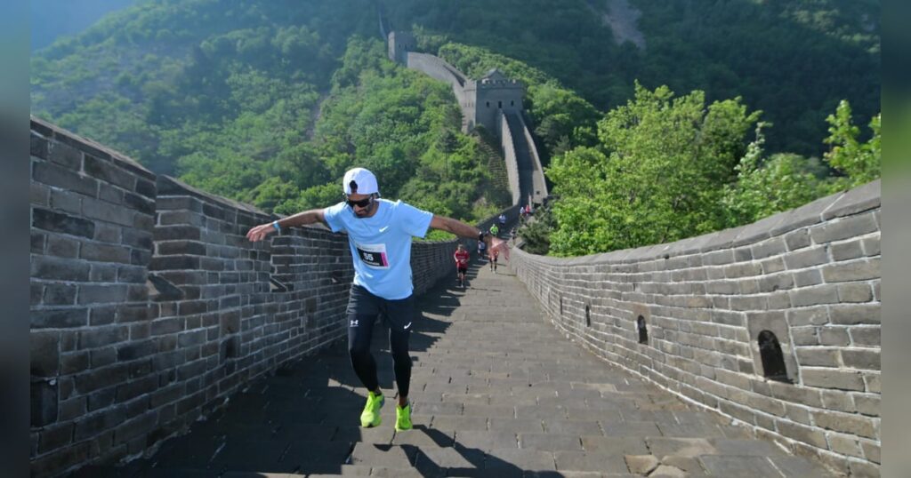 Emirati ultramarathoner abdulla bin hajar defies odds at great wall
