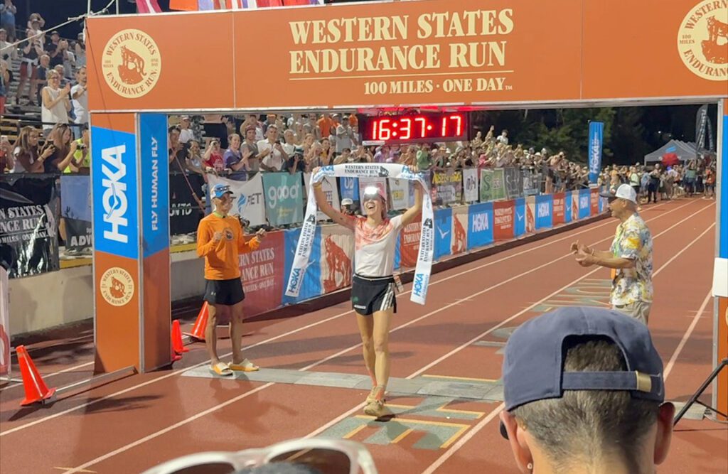 Ultramarathoners abby hall and fuzhao xiang dominate 2025 western states