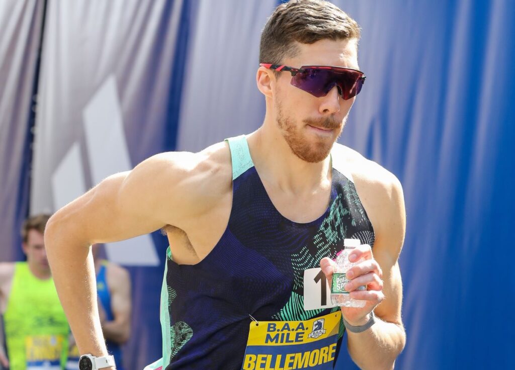 Corey bellemore breaks beer mile world record again with 4:27