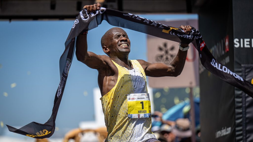 Philemon kiriago and joyline chepngeno dominate 2025 sierre zinal with kenyan