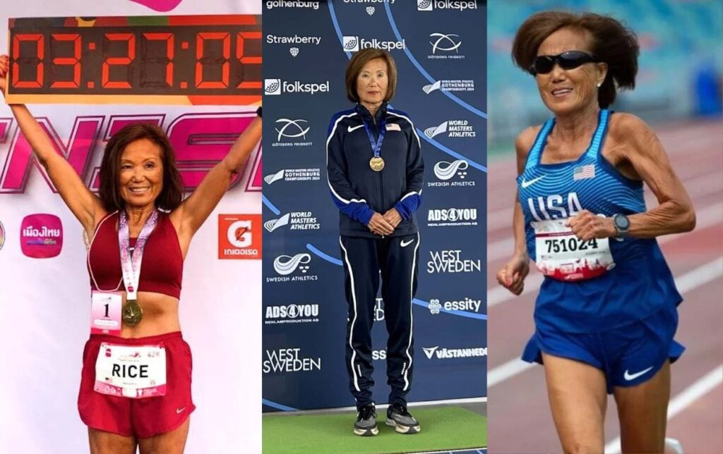 Jeannie rice makes history as first to sweep all 7