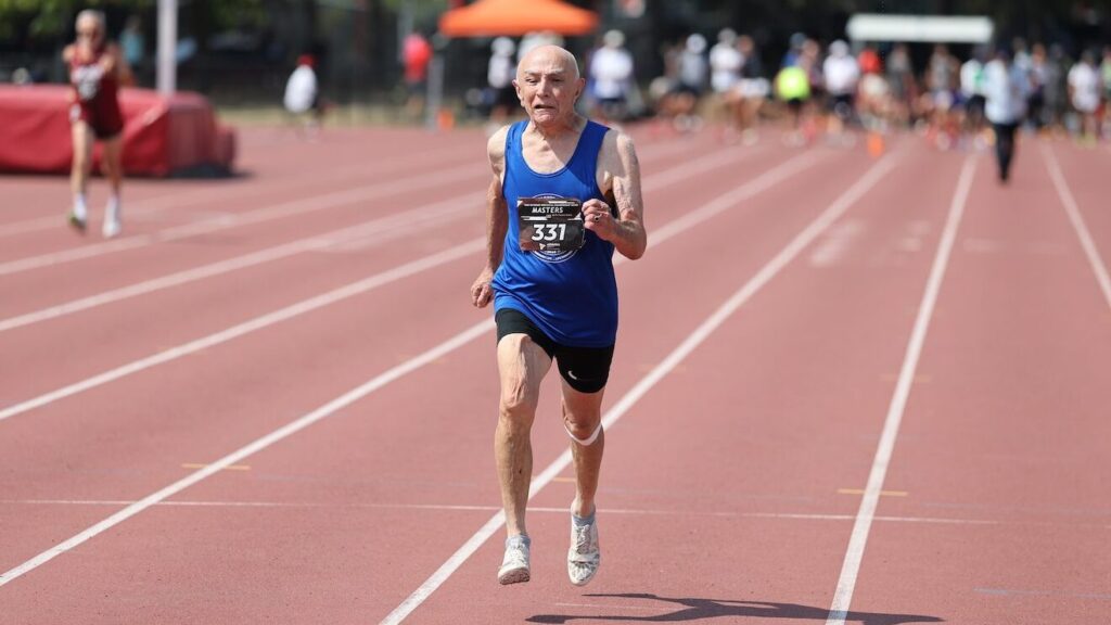 86 year old mike morris sets new canadian 50m record at toronto